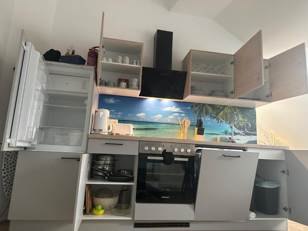 Klimatisiertes Dachgeschoss City Apartment In Zentrum Wiens Dış mekan fotoğraf